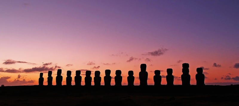 Rapa Nui (Easter Island) Moai Statues, Chile